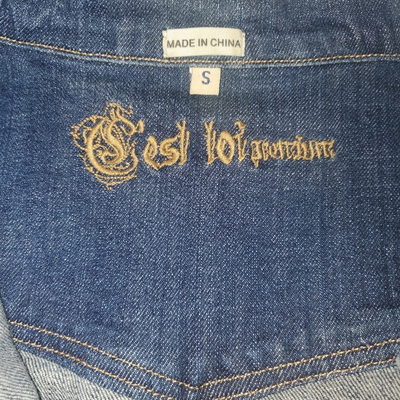 C' est Toi premium Jean jacket - Picture 7 of 8